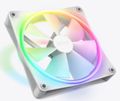 KIT FAN GAMER NZXT F140RGB DUO COM 1 FANS BRANCO