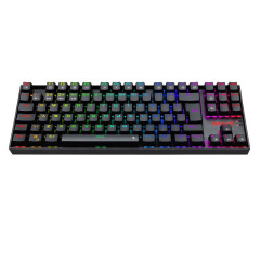 TECLADO MECANICO KUMARA PRO RGB PRETO SWITCH BLUE S/F