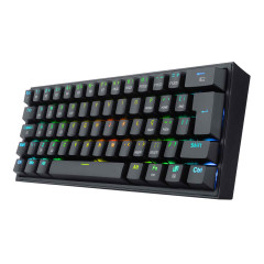 TECLADO MECANICO GAMER FIZZ PRO RGB PRETO SWITCH AZUL