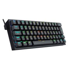 TECLADO MECANICO GAMER FIZZ PRO RGB PRETO SWITCH AZUL