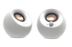 CAIXA DE SOM GAMER CREATIVE PEBBLE V3 BRANCO (OPEN BOX)