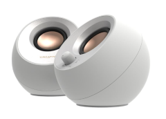 CAIXA DE SOM GAMER CREATIVE PEBBLE V3 BRANCO (OPEN BOX)
