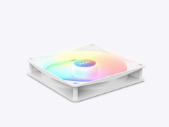 KIT FAN GAMER NZXT F120RGB CORE COM 3 FANS BRANCO