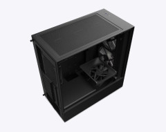 GABINETE GAMER SEM FONTE NZXT H5 FLOW RGB PRETO COM FAN
