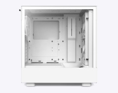 GABINETE GAMER SEM FONTE NZXT H5 FLOW RGB BRANCO COM FAN