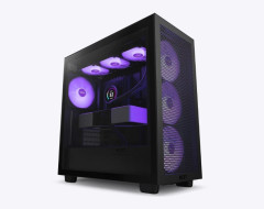 GABINETE GAMER NZXT H7 FLOW RGB PRETO CM-H71FB-R1 COM FAN