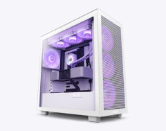 GABINETE GAMER NZXT H7 FLOW RGB BRANCO CM-H71FW-R1 COM FAN
