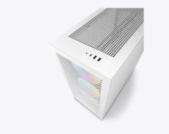 GABINETE GAMER NZXT H7 FLOW RGB BRANCO CM-H71FW-R1 COM FAN