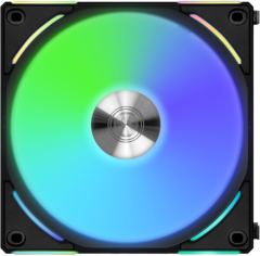 KIT GAMER UNI FAN 120MM PRETO COM 3 FANS RGB NA FAN MODELO UF-AL120V2-3B