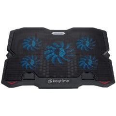 SUPORTE PARA NOTEBOOK COOLSTAND 5 MARCA KEYTIME PRETO COM 5 FANS KYT00021