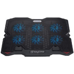 SUPORTE PARA NOTEBOOK COOLSTAND 6 MARCA KEYTIME PRETO COM 6 FAN KYT00022