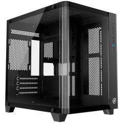 GABINETE KALKAN MIDGARD CURVE PRETO SEM FAN KLK072