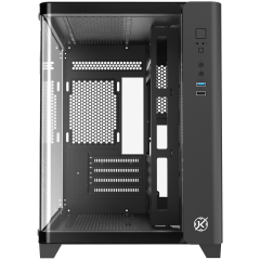 GABINETE KALKAN MIDGARD CURVE PRETO SEM FAN KLK072