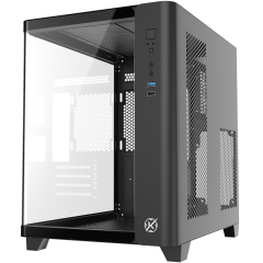 GABINETE KALKAN MIDGARD CURVE PRETO SEM FAN KLK072