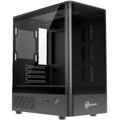 GABINETE KALKAN AVALON CURVE PRETO SEM FAN KLK076