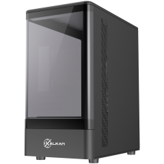 GABINETE KALKAN AVALON CURVE PRETO SEM FAN KLK076