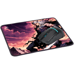 COMBO TECLADO + MOUSE + MOUSEPAD + HEADSET KALKAN BALDUR PRETO KLK00097