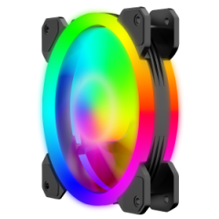 KIT COM 3 FANS 120X25MM T-TGF513 RGB PRETO