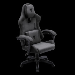 CADEIRA GAMER GAMDIAS CINZA E PRETO ZELUS E3 WEAVE L GB